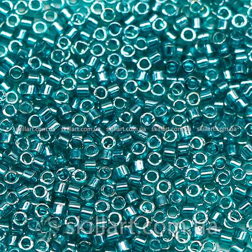 Бисер DB-1228 Miyuki Delica Beads 11/0 (блестящий, сине-бирюзовый)